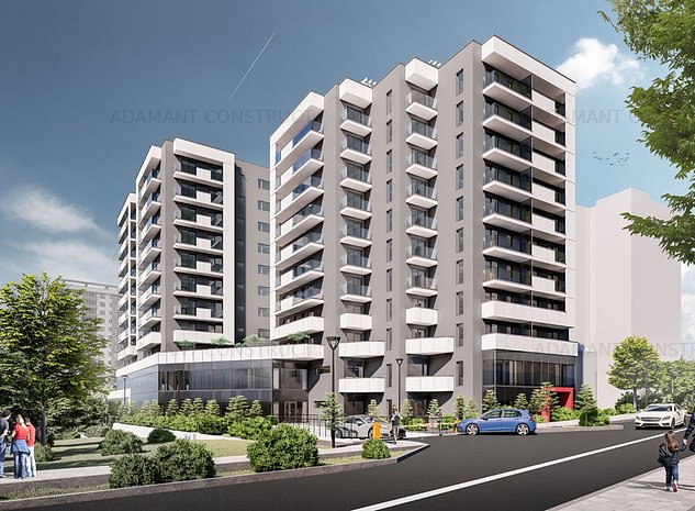 Adamant Towers, apartment 1 camera, decomandat tip 1A, Cug Rond-Vechi - imaginea 1