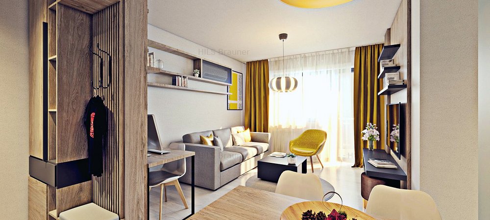 Apartament 2 camere | Ansamblul rezidential HILS - imaginea 0 + 1