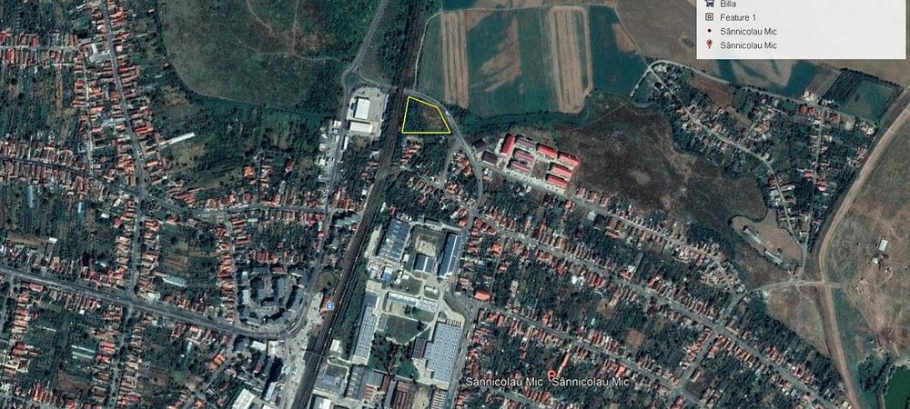 Teren intravilan 5000 mp, Aradul Nou, zona cu trafic front sosea 135ml - imaginea 0 + 1