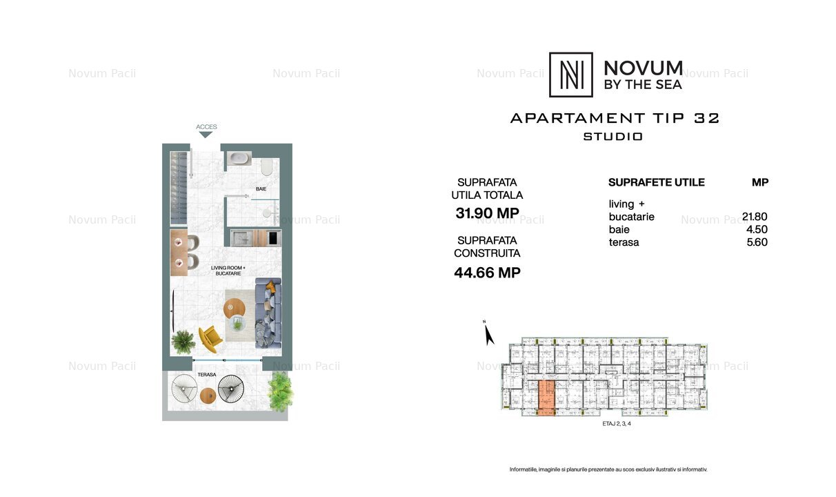 Garsoniera Novum by the Sea Residence