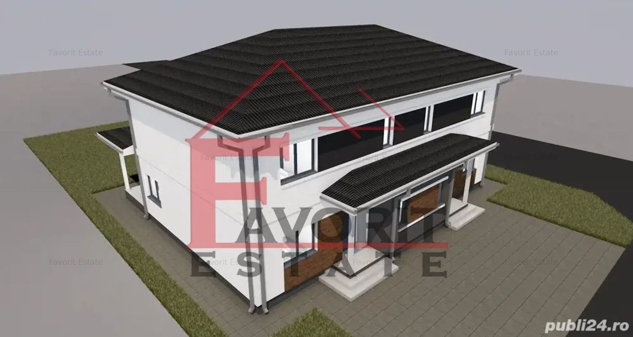Duplex cu 4 camere de vanzare - Mosnita Noua. Zona Excelenta.