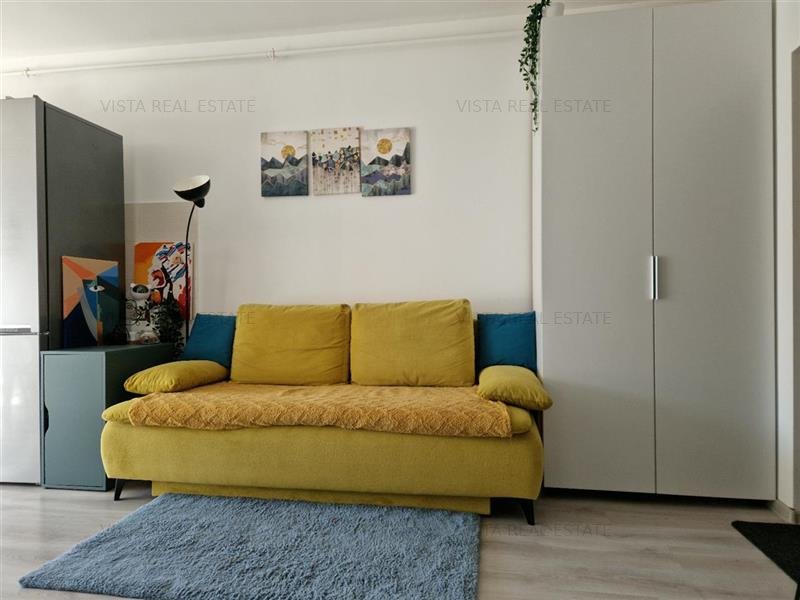 Studio mobilat si utilat, loc de parcare inclus, zona Sanpetru