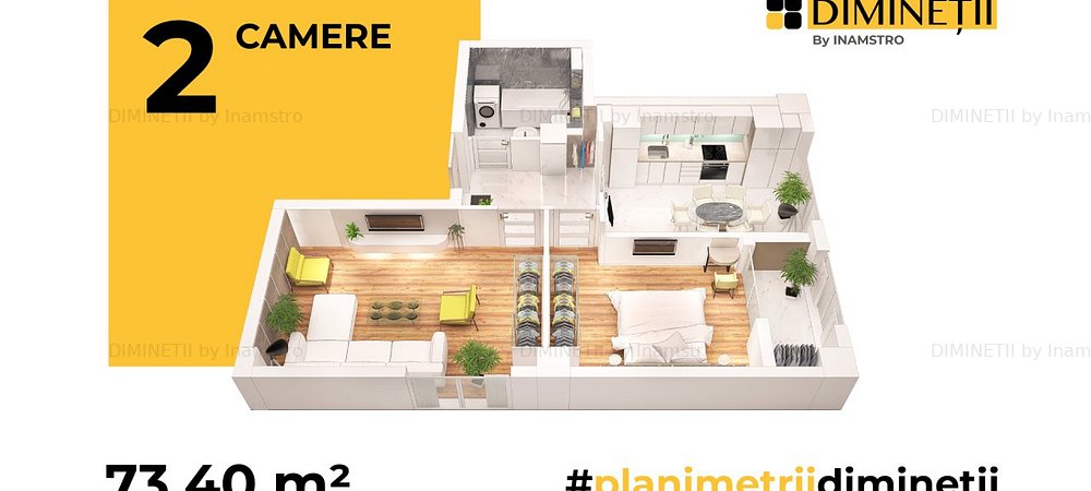 Apartament de vânzare 2 camere - imaginea 0 + 1
