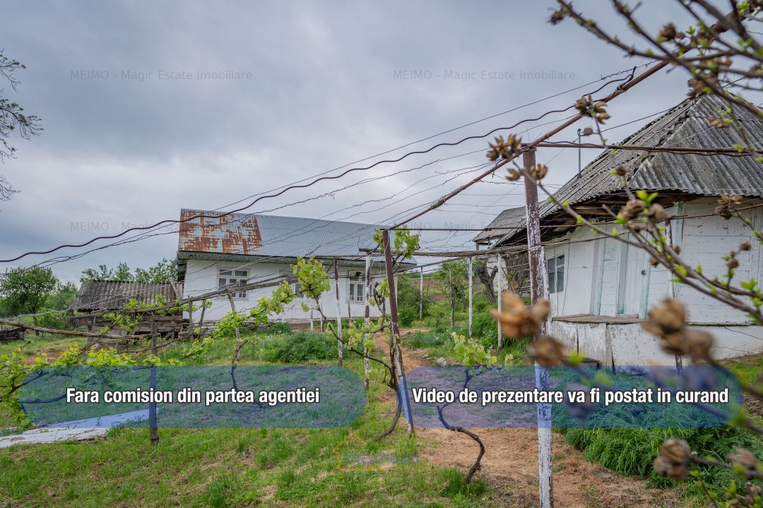 Casa din chirpici, bucatarie de vara si 1.34 ha de teren, Ardeoani