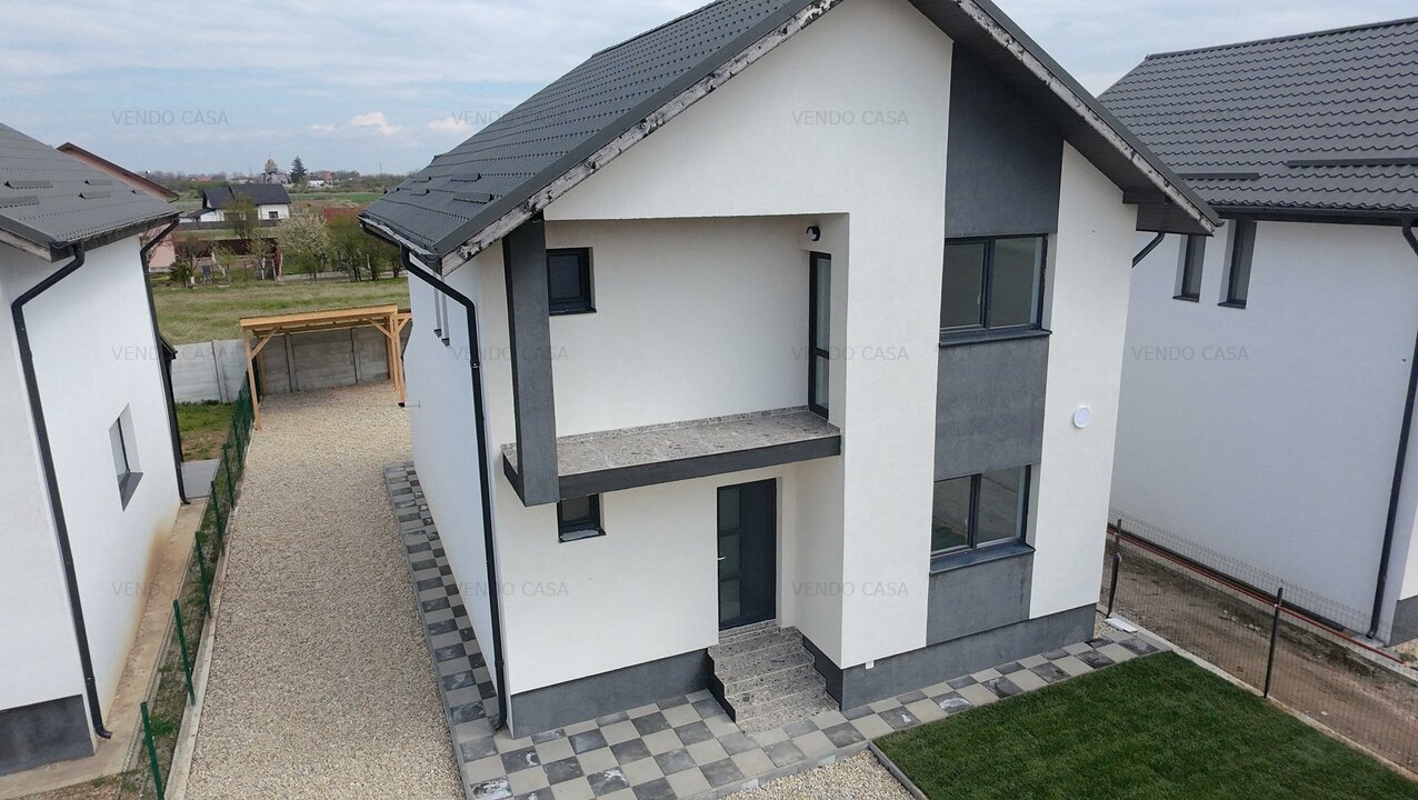 Vilă cu 5 camere, teren de 430 mp – confort și eleganță, gata de locuit SĂBĂRENI
