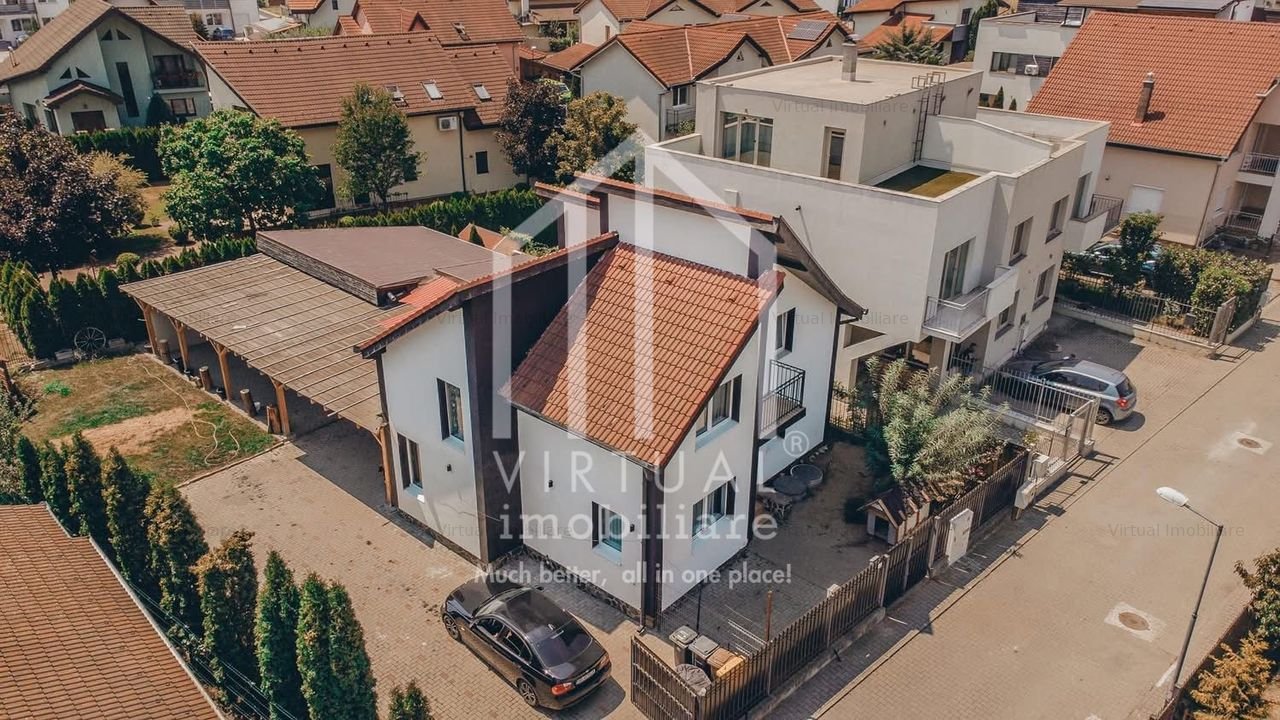 Casa individuala cu 5 camere, 198mp utili, 2 balcoane, terasa Selimbar