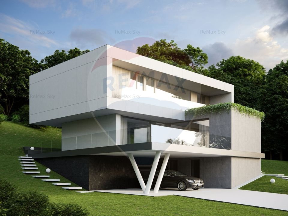 Vila moderna| 3 niveluri| semifinisata | sat Gheorghieni