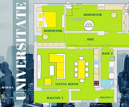 Apartament de vânzare 3 camere, în Constanta, zona Universitate