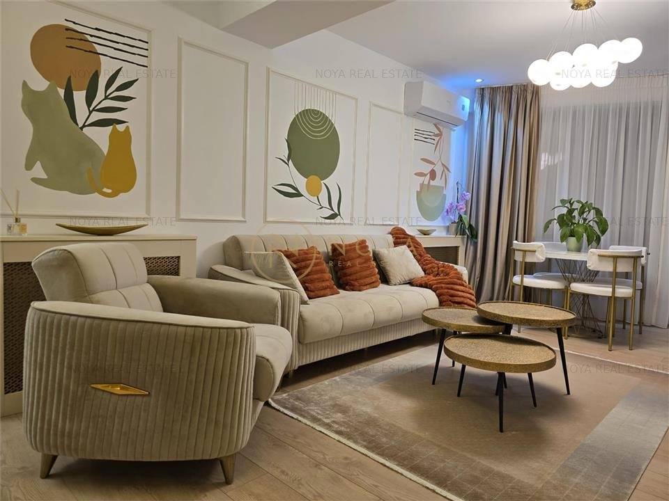 INchiriere apartament 3 camere Baneasa-Herastrau lux cu parcare