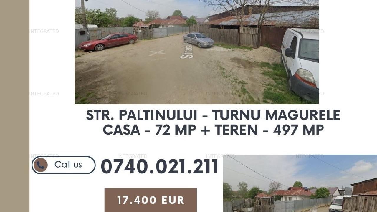 Str. Paltinului - Casa - 72 mp + Teren - 497 mp, Tr. Magurele