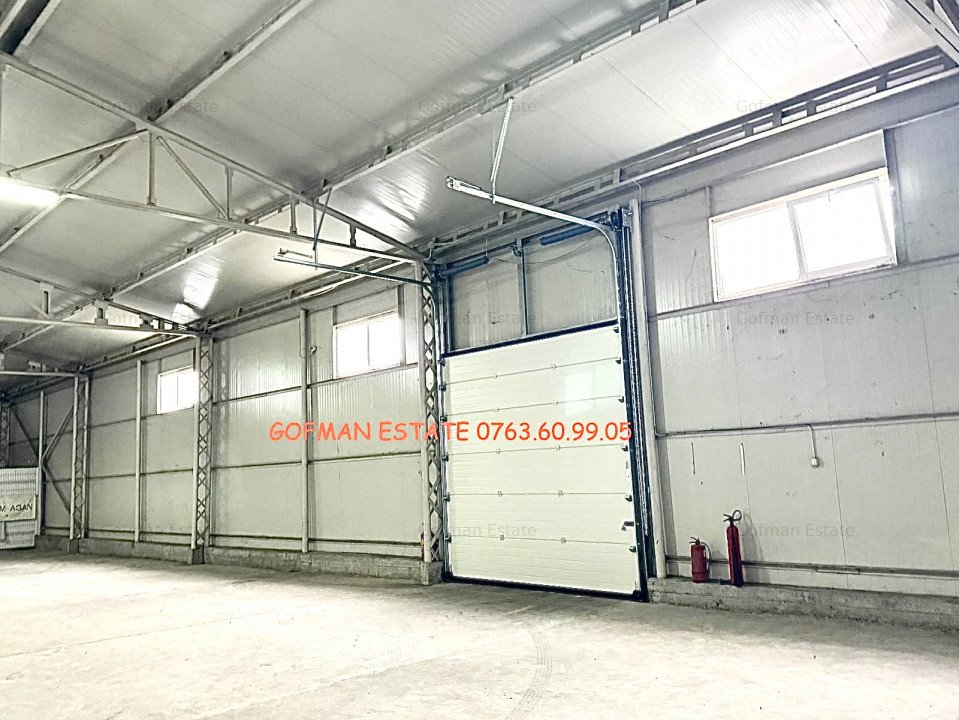 Hala, spatiu de depozitare  cu spatiu biuouri si curte 10.000mp Lumina Ovidiu