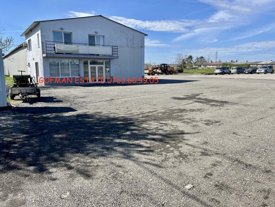 Spatiu biuouri la et 1 in hala industriala si curte 5.000 mp Lumina Ovidiu