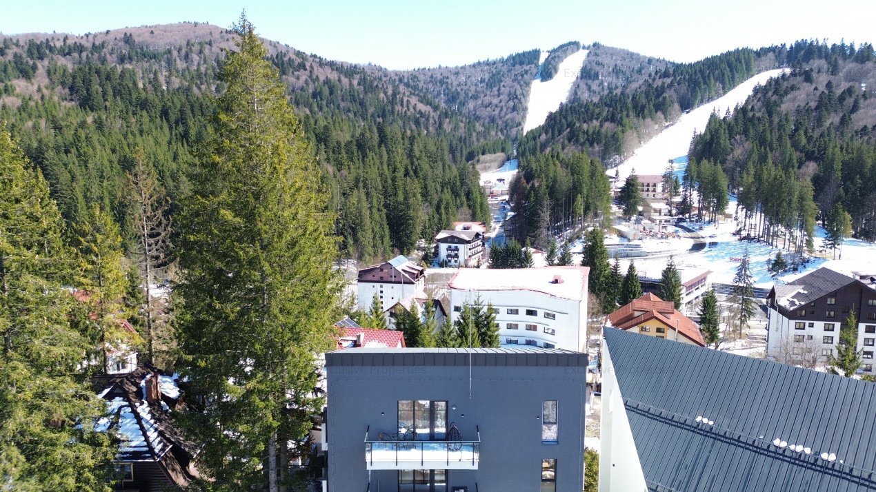 Apartament unic in PREDEAL - LUX, vedere la partie cu terasa si parcare