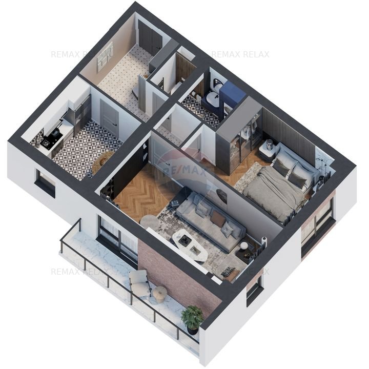 Apartament cu 2 camere de vanzare