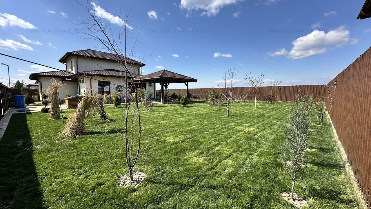 Balotesti, casa moderna, 4 camere, teren 630 mp, utilitati, transport