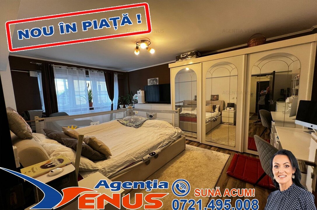 Apartament cu 3 camere la et. 1, cart. Republicii