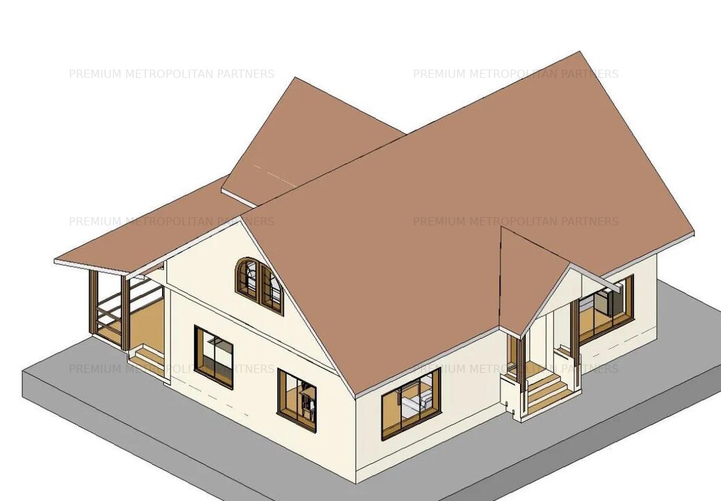 Casa la rosu, P+M (158 mp), beci, garaj, plata in rate