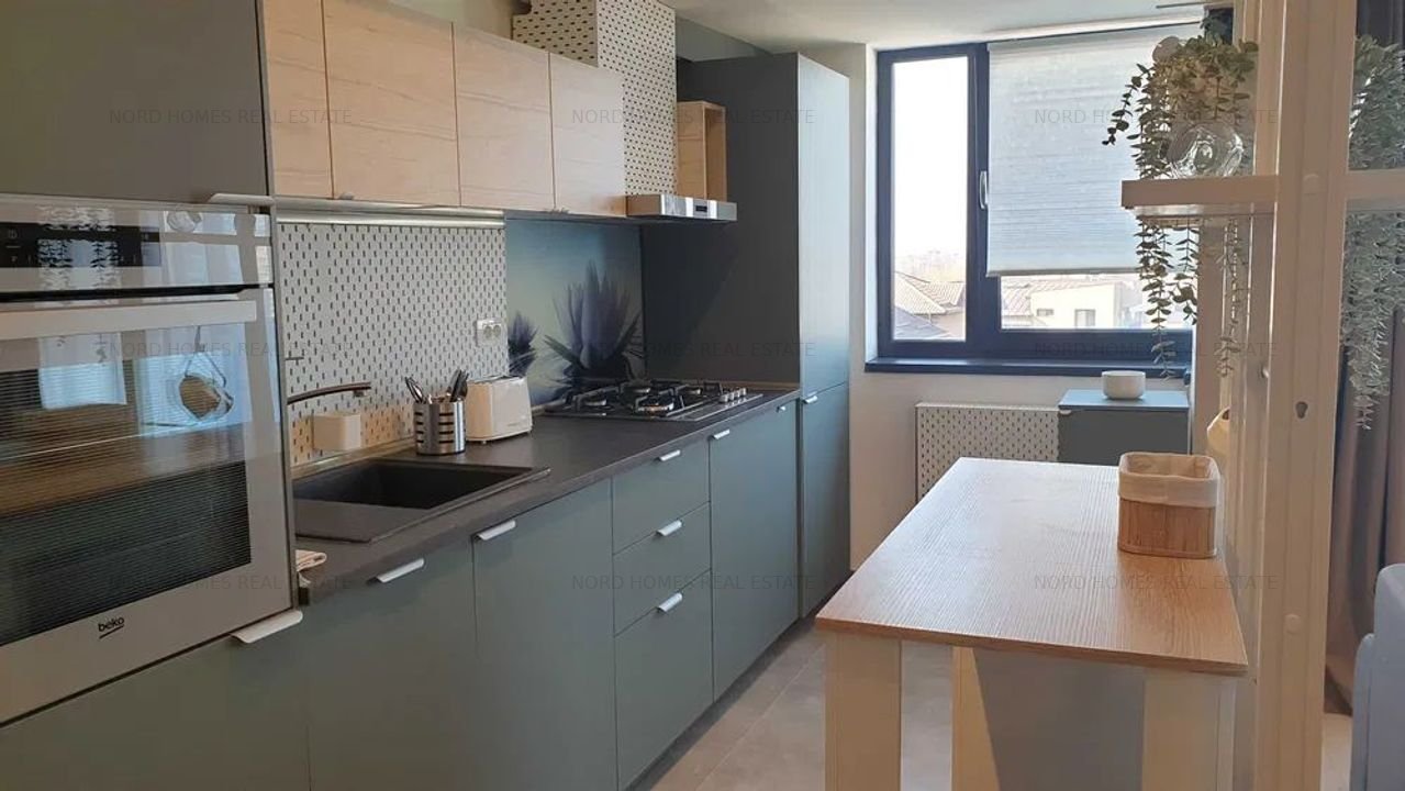 Apartament de 2 camere de vanzare complet mobilat si utilat - Pipera