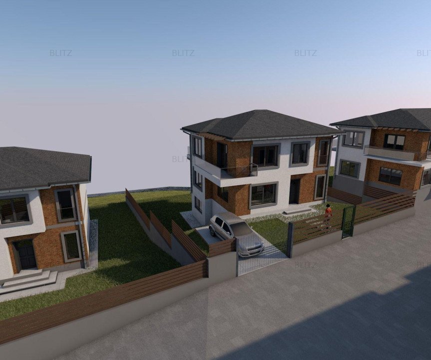 Casa individuala pe 3 niveluri aproape de padure, 180 mp, 345 teren, Tauti