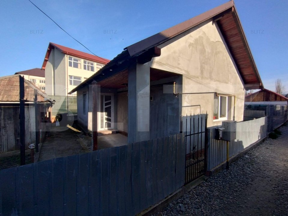 Casa 50 mp utili+anexa+teren 130mp, oras Beclean,fara acces auto