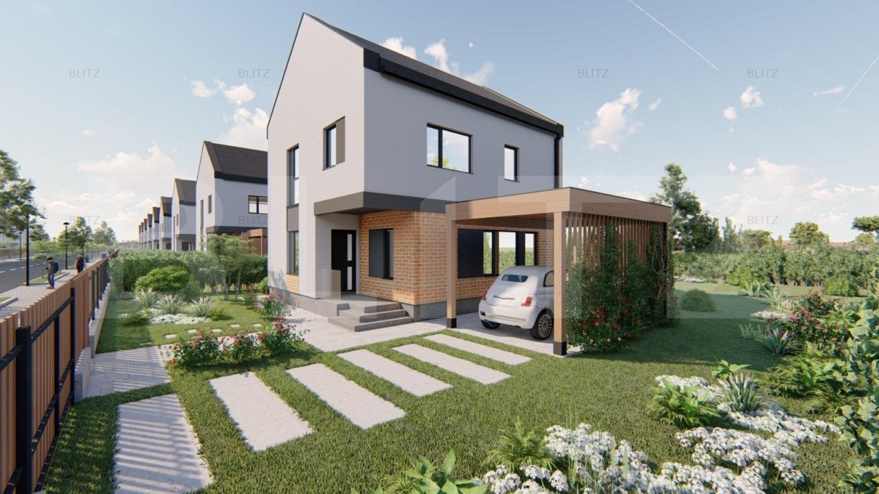 Casa individuala 110mp, situata intr-un ansamblu modern in Mihai Viteazu