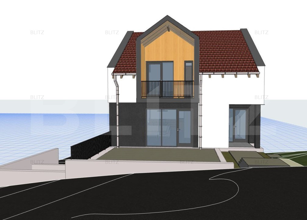 Casa individuala, 200 mp, 300mp teren, 5 dormitoare, constructie 2024, zona Vivo