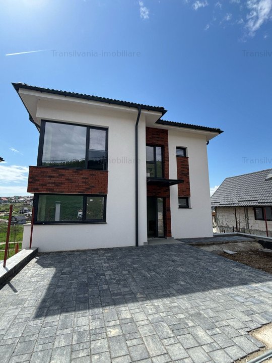 Casa premium semifinisata - 207 mp, 3 niveluri, teren 450 mp, Campenesti
