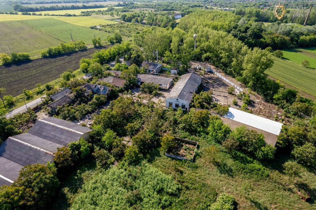 Cladire industriala de vanzare cu potential 3,5 ha in Batania