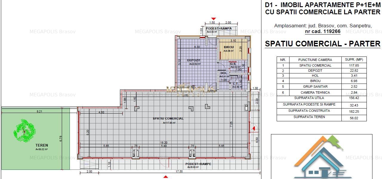 Spatiu Comercial Sanpetru