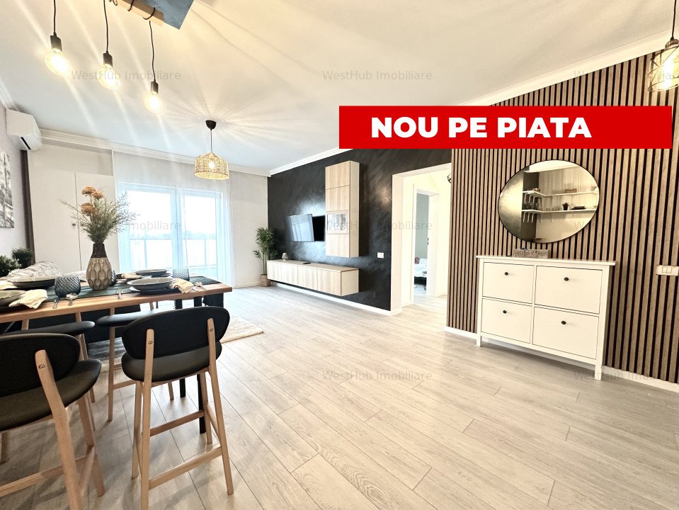 Apartament de lux, 3 camere, 70 mp utili, mobilat, utilat - Timisoara
