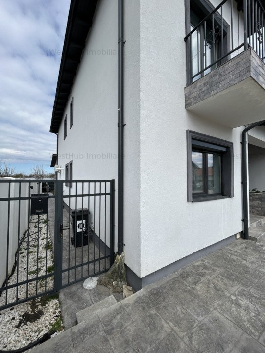 Duplex 5 camere, 118mp utili,  teren 250mp, P+E, utilat si mobilat in Utvin