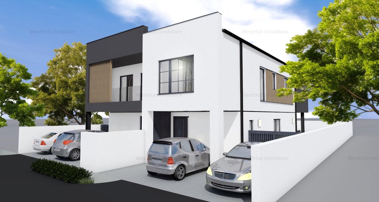 Duplex 4 camere, 113 mp utili, toate utilitatile - in Giroc