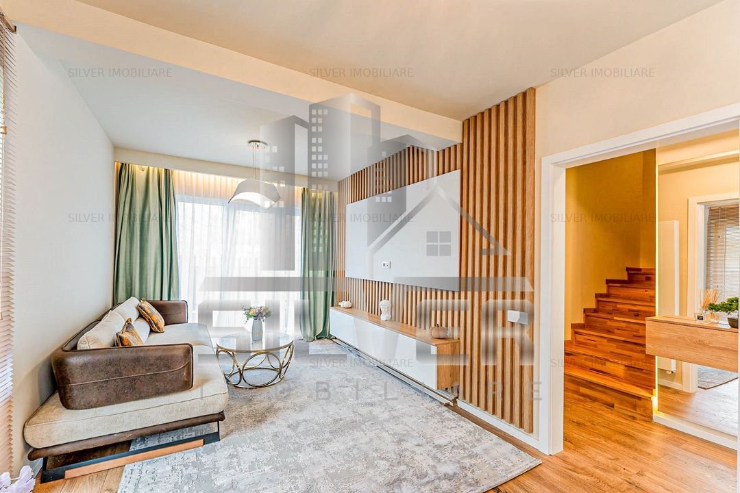 Casa Ultrafinisata cu 3 camere + terasa si loc de parcare, Floresti
