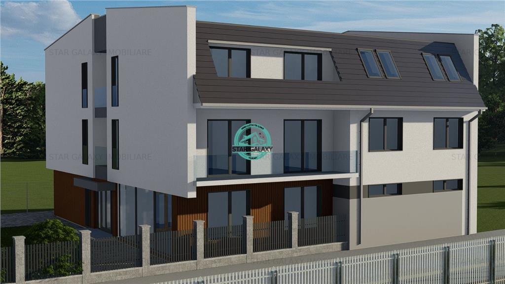 Apartament cu 2 camere de vanzare, nou semifinisat, 54 mp, Corunca DN1