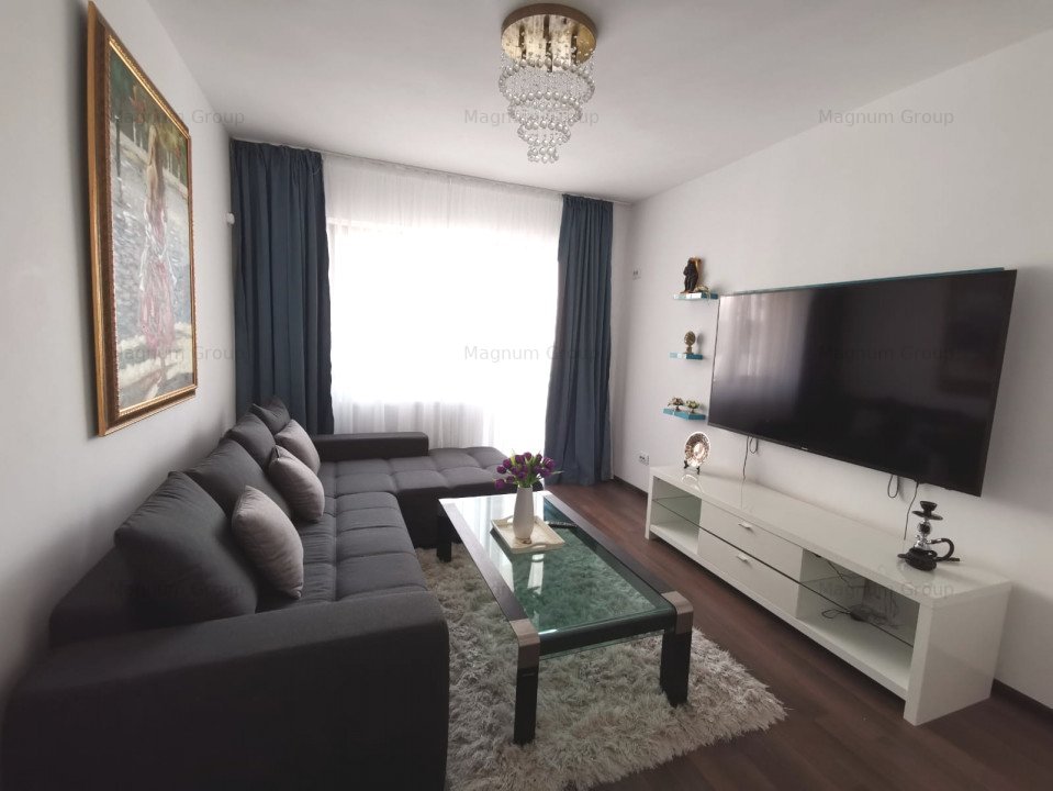 Apartament 2 Camere de Lux, Mobilat Modern de Inchiriat- Piata Sudului/Aparatori