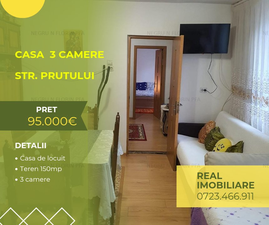 Casa 3 camere Str. Prutului !