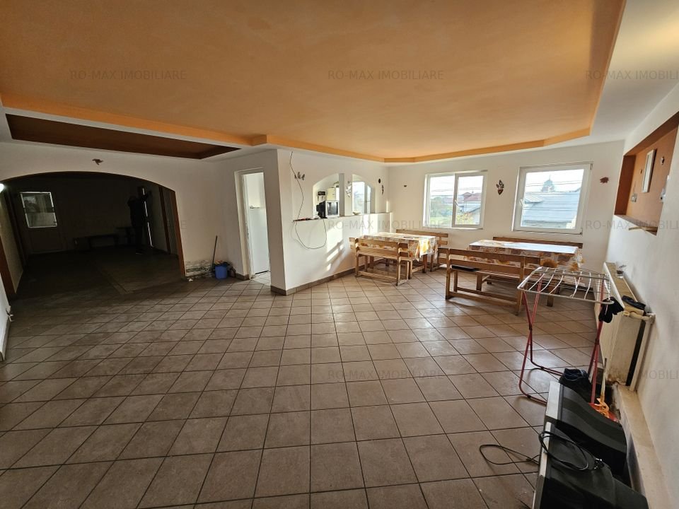 Spatiu comercial/camere cazare - 7 camere 135 mp Baicoi Prahova!