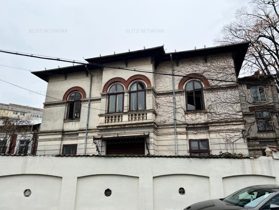 Casa de vanzare, ultracentral, 1912mp teren, o bucata din istoria Bucurestiului