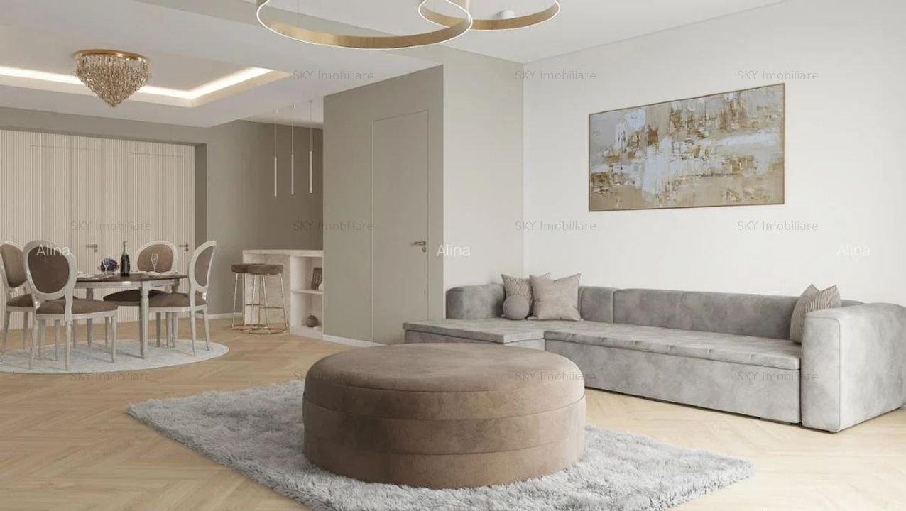 Apartament 3 camere Herastrau parcare prima inchiriere