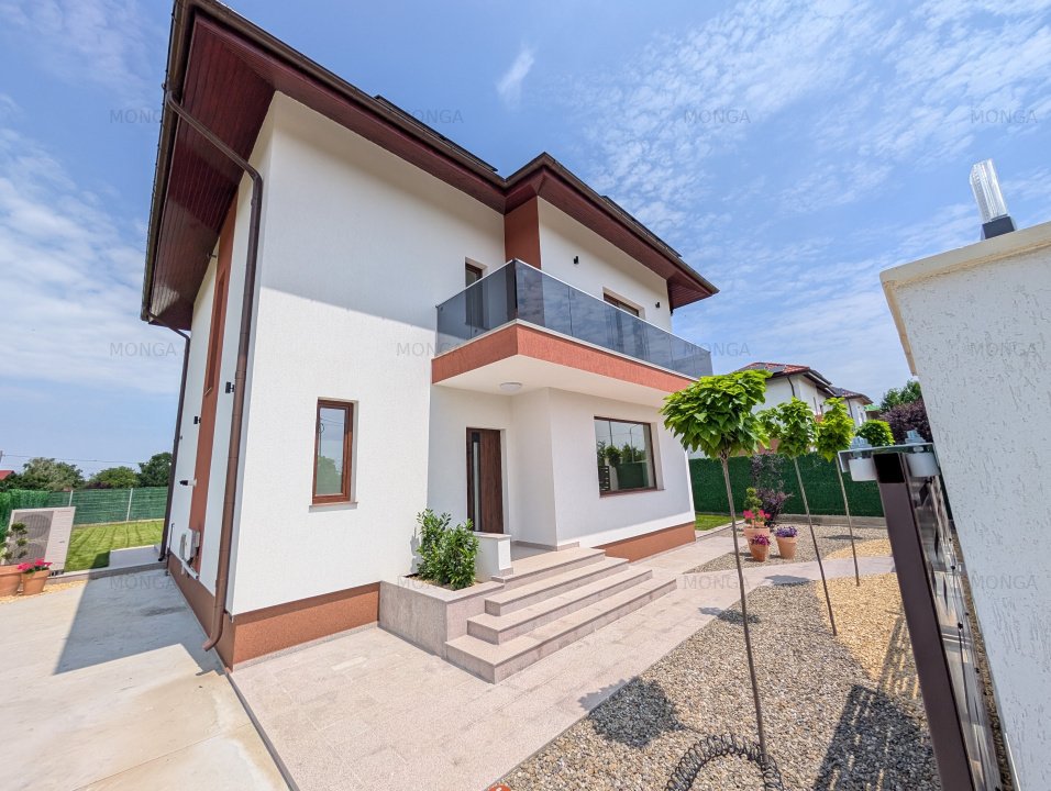 Casa 4 camere 130mp | 0 comision | Balotesti Saftica | 700mp teren | panouri