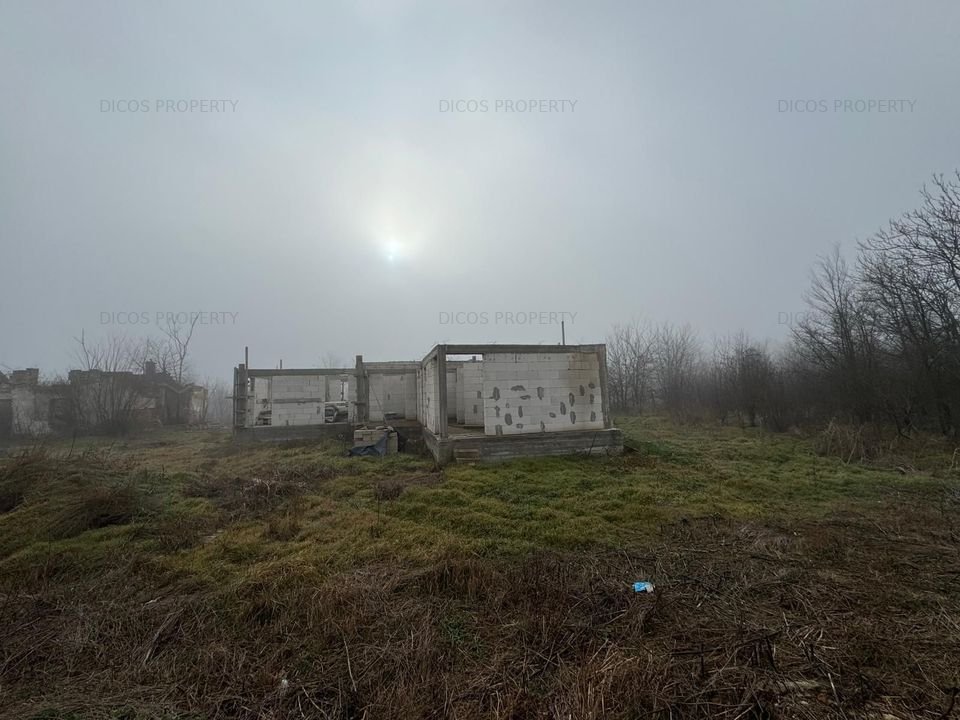 De Vanzare - Casa in Constructie si Teren, Sat Vieru, Judetul Giurgiu