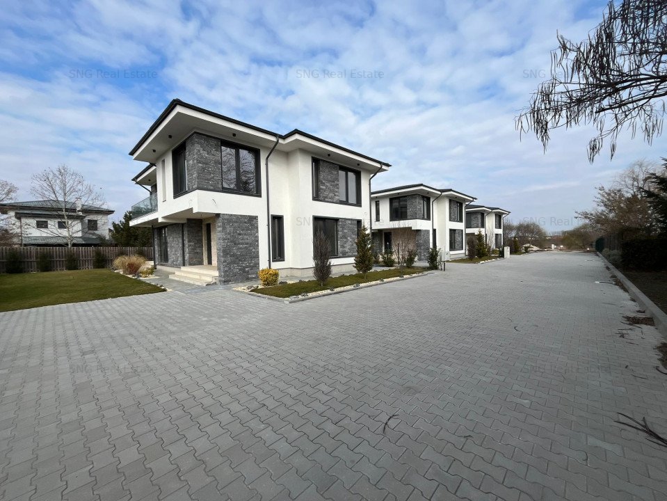 De vanzare vila individuala complex langa lac Corbeanca
