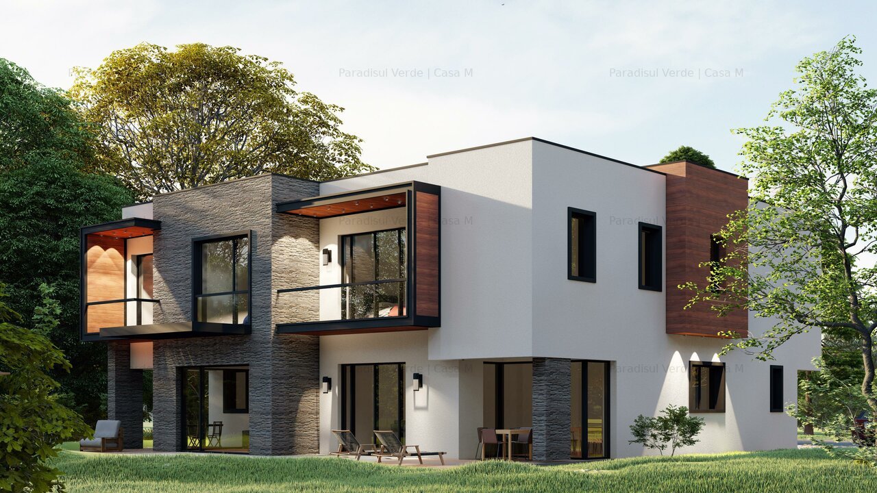 Vilă premium nouă | Paradisul Verde Corbeanca | nZEB | Energie verde |Proprietar