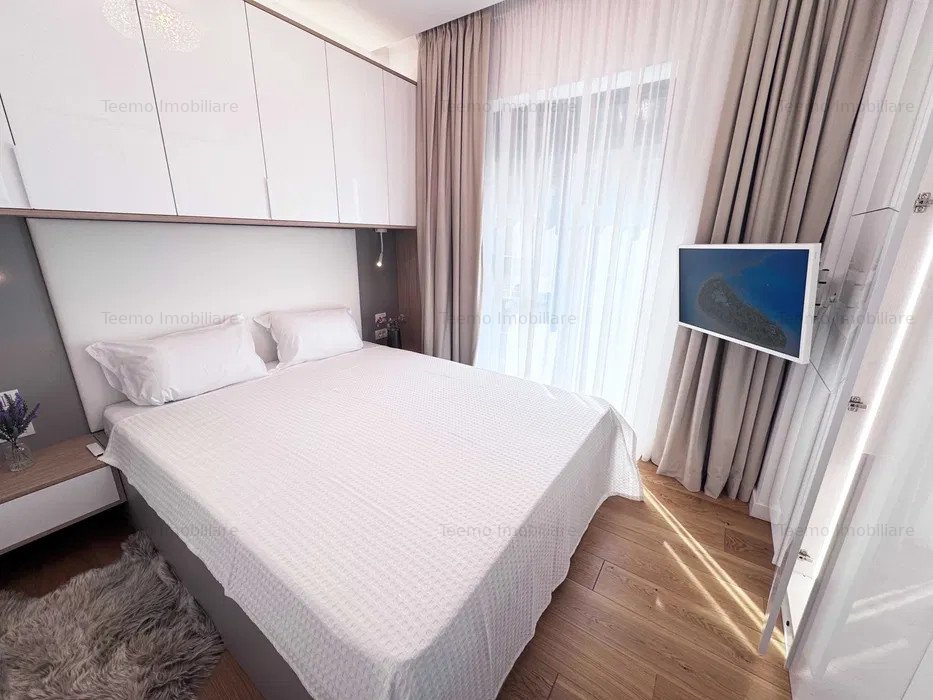 Apartament 2 camere, 42 mp, centrala, modern, prima chirie, Straulesti The Level