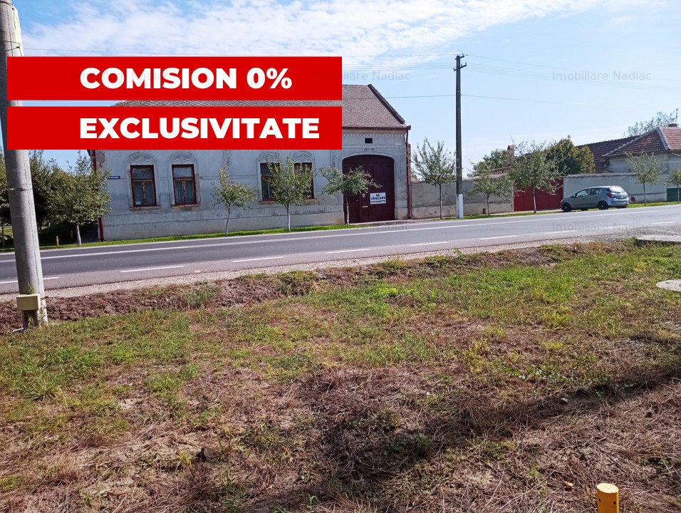 CASA BOIEREASCA pe colt  in Nadlac, Independentei colt cu M. Eminescu