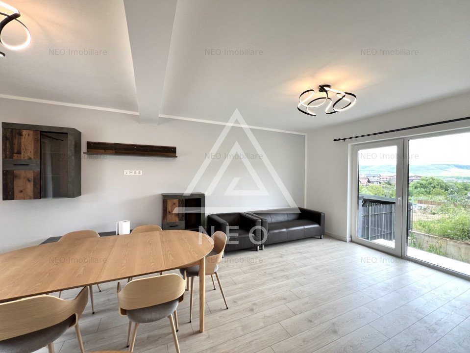 Casa de vanzare | tip duplex | finisat si partial mobilat | zona VIVO Floresti