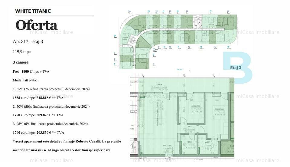 Apartament - Etaj 3 - Complex Rezidențial WHITE TITANIC - Navodari