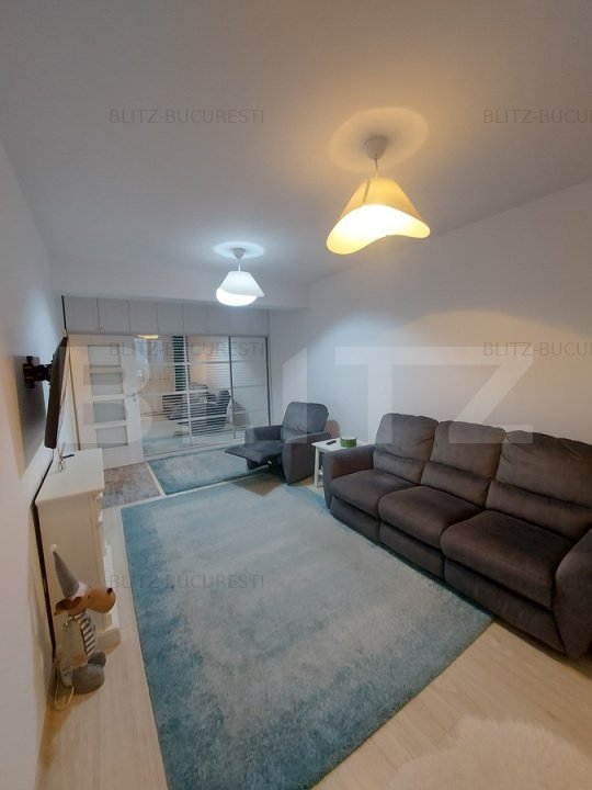Apartament cu 2 camere, 65 mp, curte 106 mp, parcare, zona Berceni