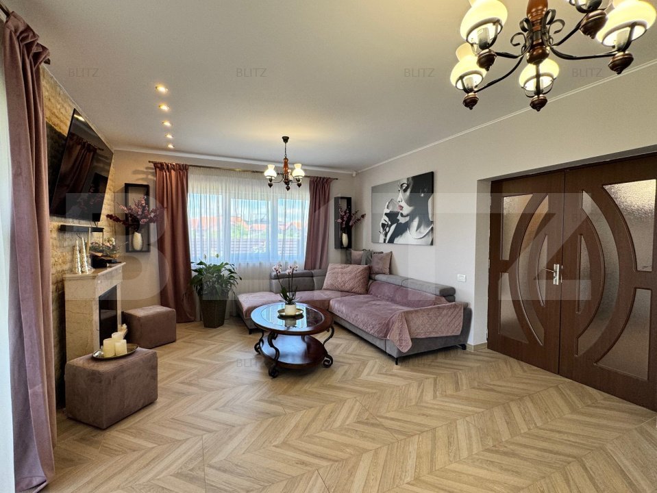 Casa moderna, plan parter, cu teren de 750mp,Sanpetru