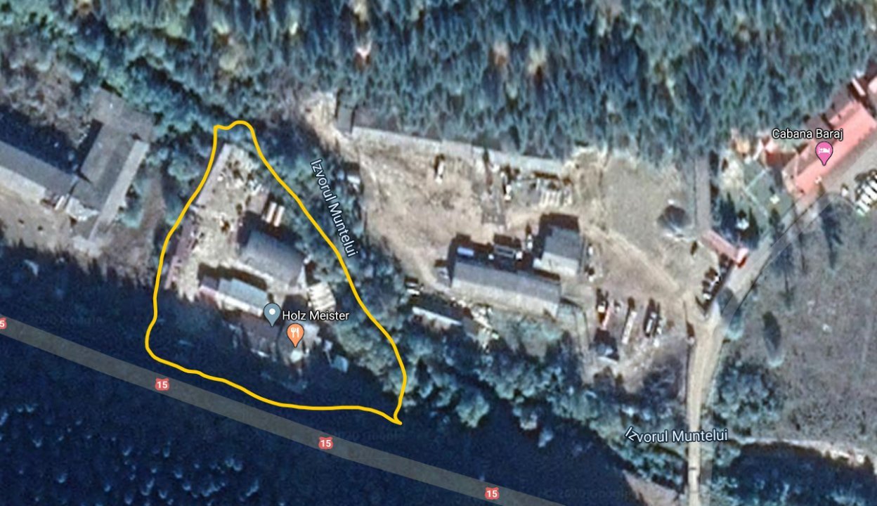 7 500 mp teren / linie completa productie ferestre si usi din lemn stratificat